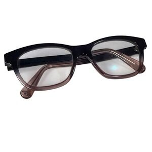 Gucci GG0372O 004 Black Purple Gradient Rectangular Eyeglasses Frames Italy Bee‎